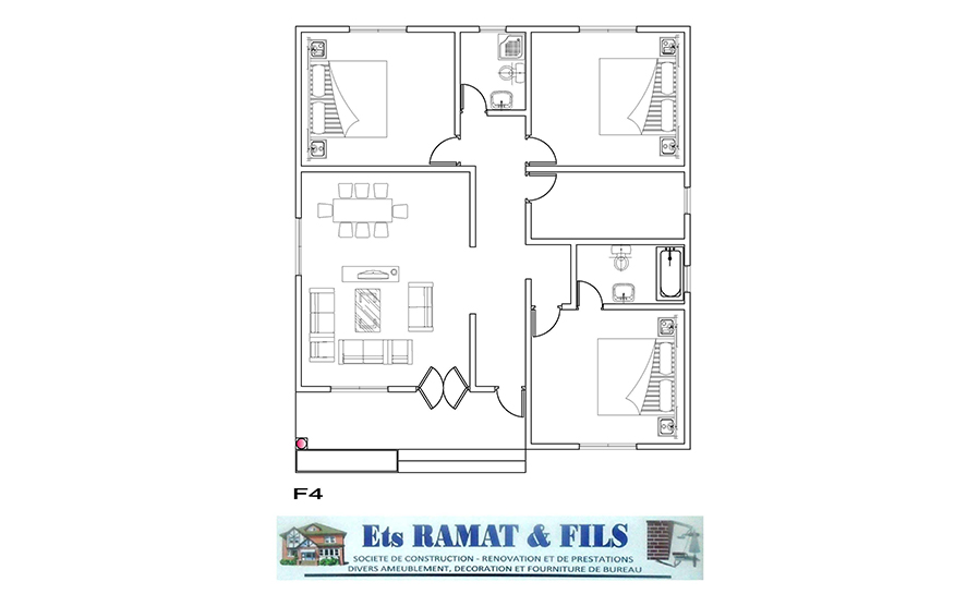 Plan Villas F4