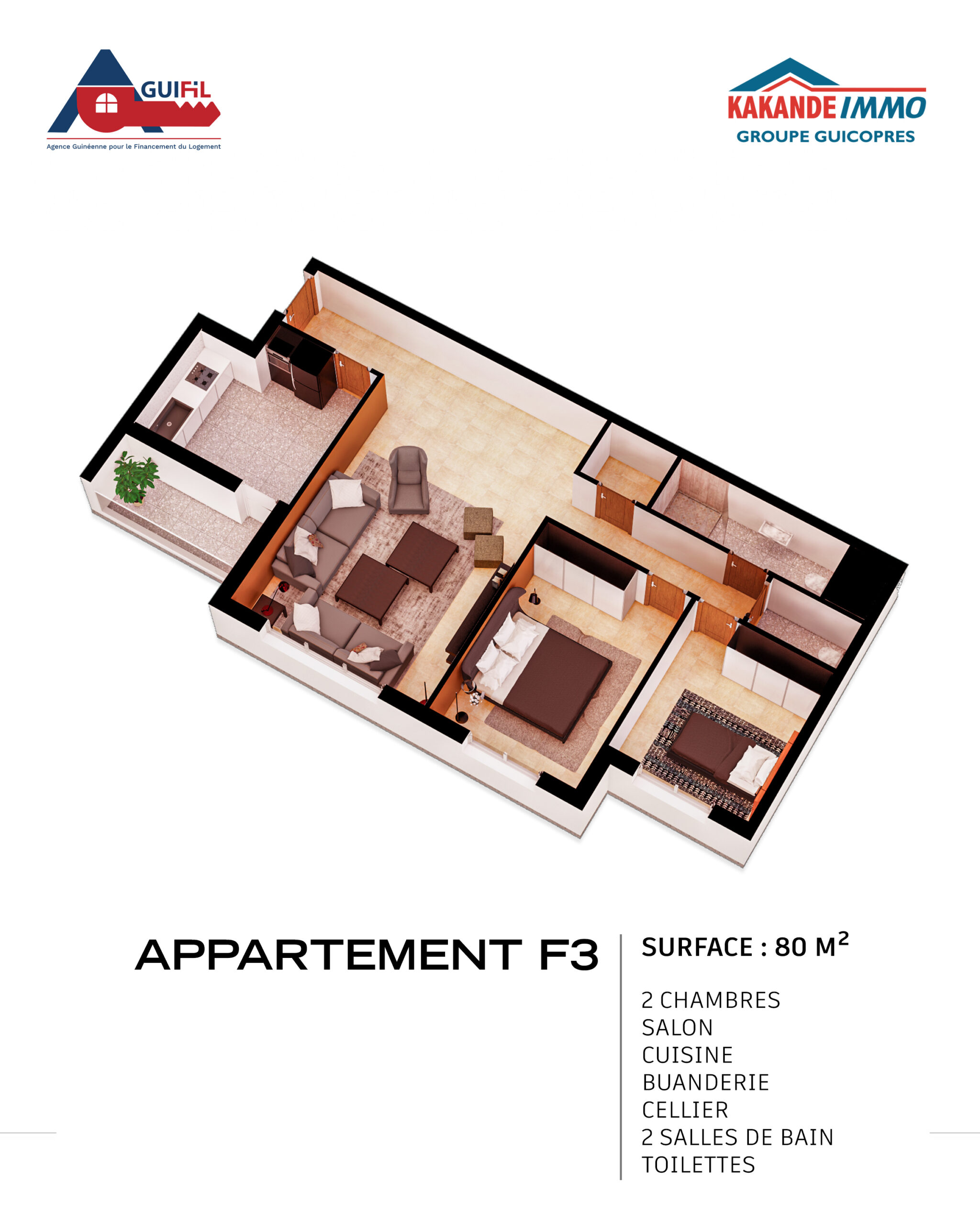 Plan  Appartement F3